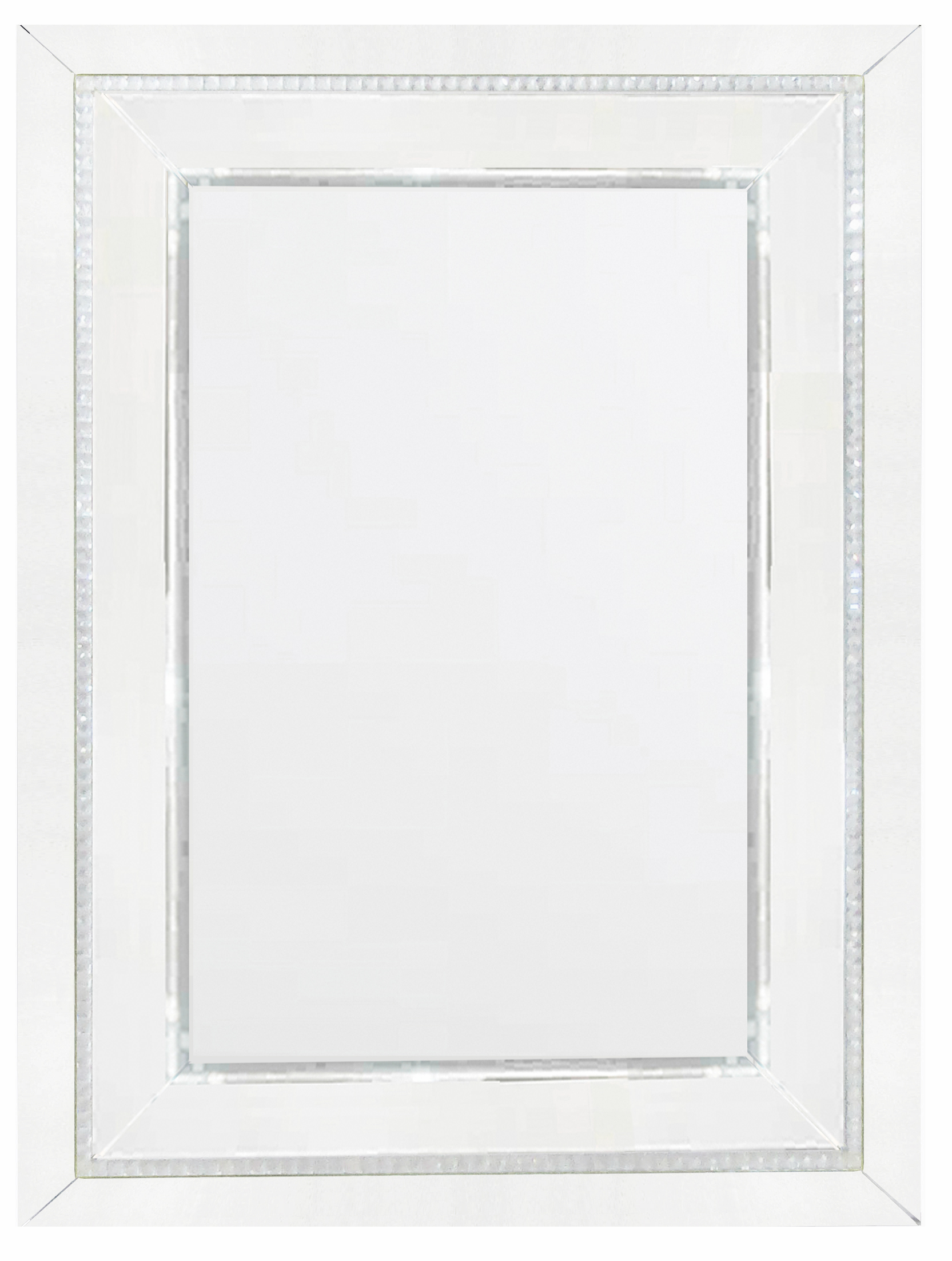 TS094 Wall décor art mirror on mirror rectangular ornate